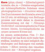 beispiele/29667/korn-vs-koernigkeit-beschreibung-aus-photographische KORN vs. Krnigkeit: Beschreibung aus 'Photographische Enzyklopdie' Urs Tillmanns, 1982. ISBN 3-7231-1700-7
