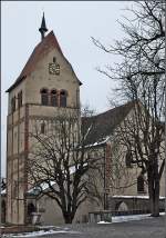 was-meint-ihr-dazu/50717/muenster-muenster-st-maria-und-markus Mnster Mnster St. Maria und Markus auf der Insel Reichenau, ebenfalls karolingischer Stil. Auenansicht mit Turm.